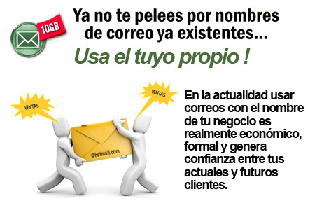 No te pelees por correos existentes.